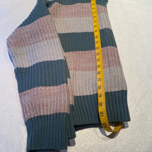 ARMANI EXCHANGE MULTI -COLOURED STRIPED SWEATER Sz L - Picture 4 of 9